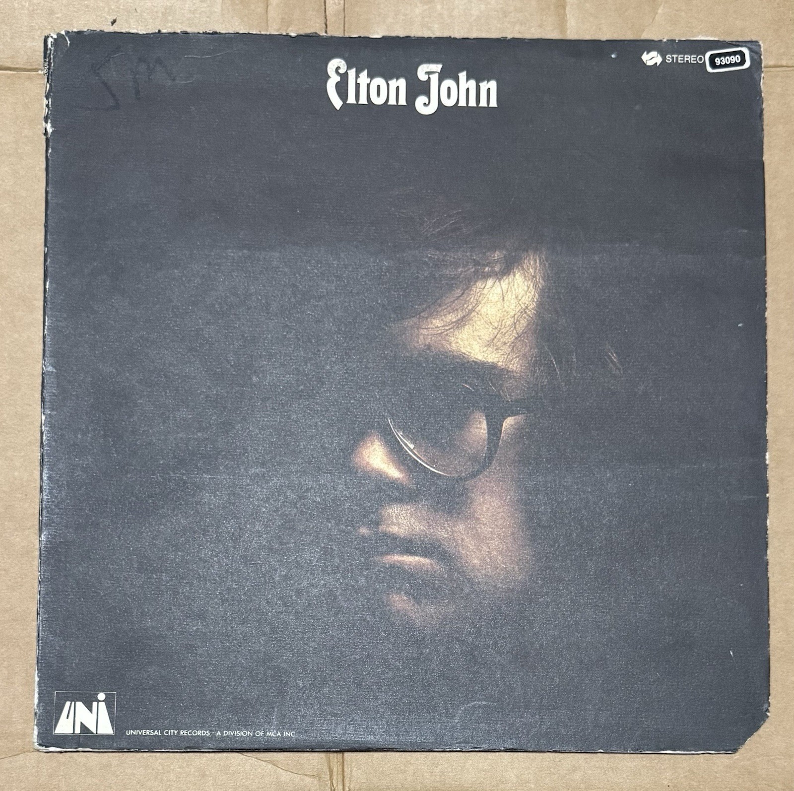 Elton John Self Titled LP 1970 UNI 73090 SAMPLE COPY PROMO T5/T6 Vinyl