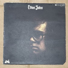 Elton John Self Titled LP 1970 UNI 73090 SAMPLE COPY PROMO T5/T6 Vinyl picture
