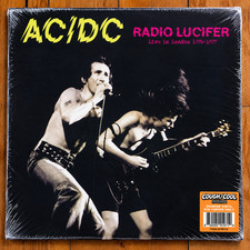 AC/DC Radio Lucifer Live In London 1976-1977 Orange Colored Vinyl LP Bon Scott picture