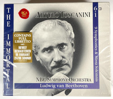 ARTURO TOSCANINI Beethoven Symphonies 1-9 6+1 CD Box Set 1999 NEW & SEALED picture