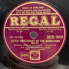 Joe Green's Marimba Band – Little Sweetheart Of The Mountains / For You - VG+ picture