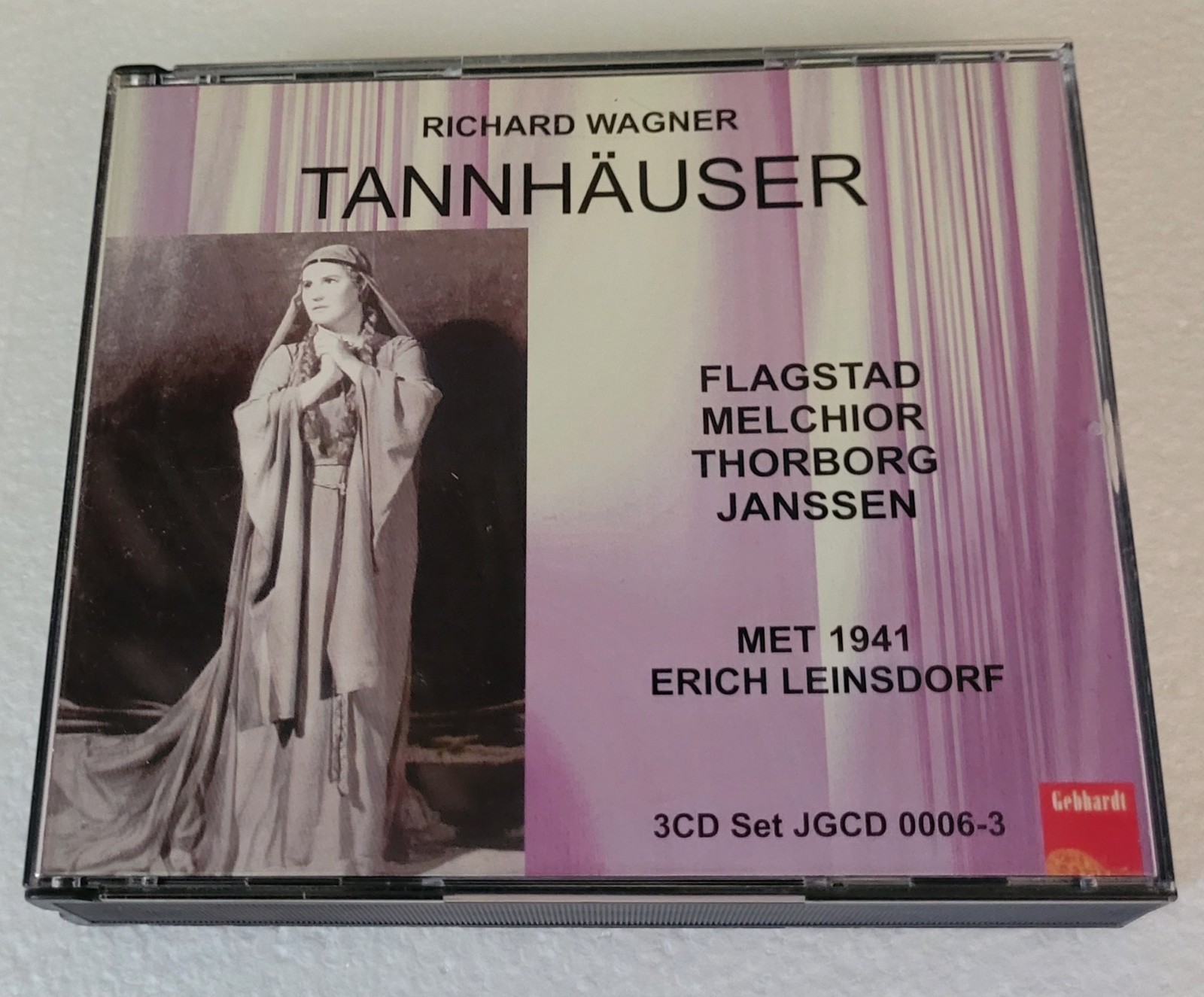 Richard Wagner: Tannhäuser- Kirsten Flagstad/ErichLeindorf - 3CDs W/Booklet 7010