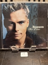 Bosson - We Live / Autographed  - 2000. See Photograph. No COA. 19 picture