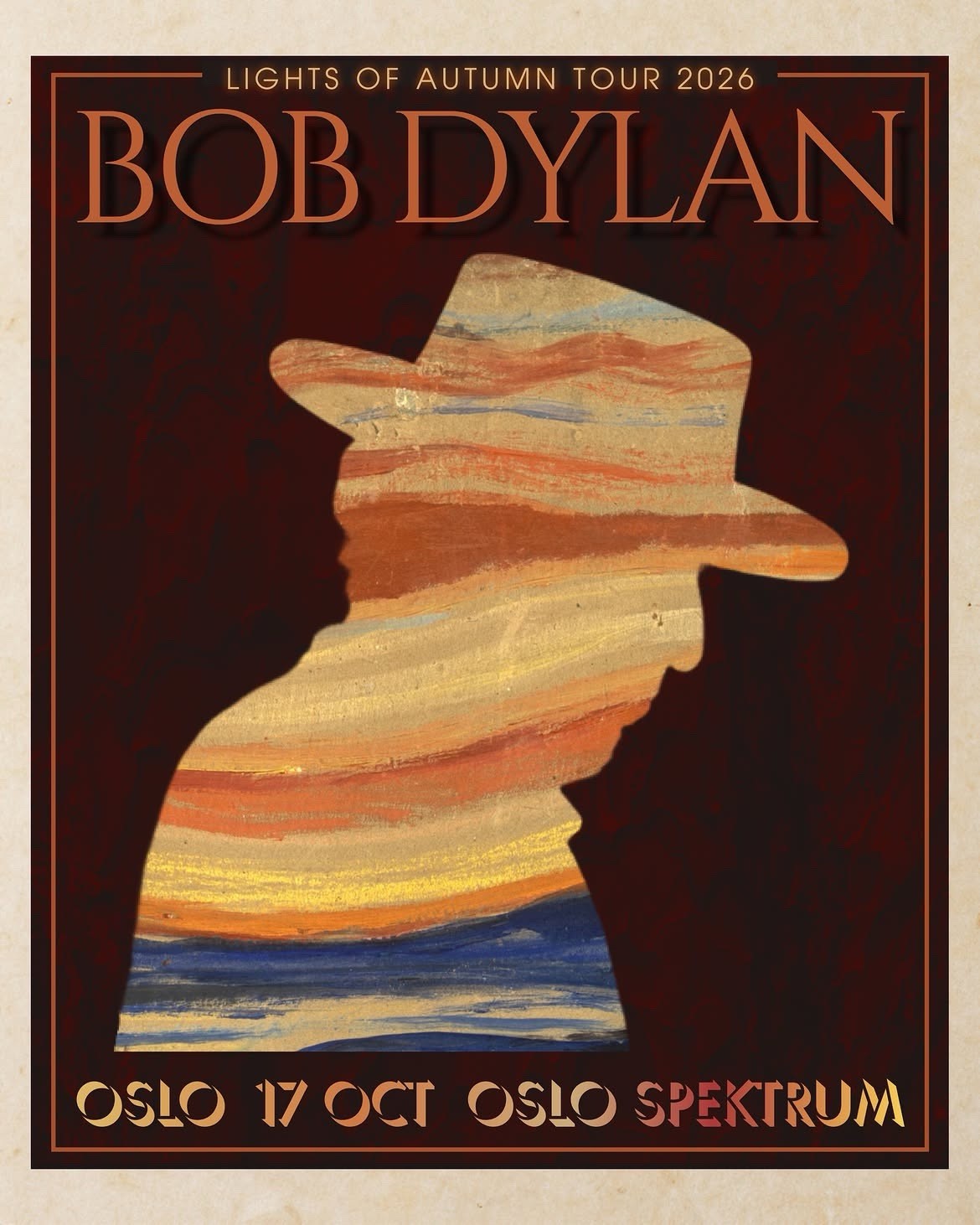 Bob Dylan LIVE 2026 Oslo two (2) disc set