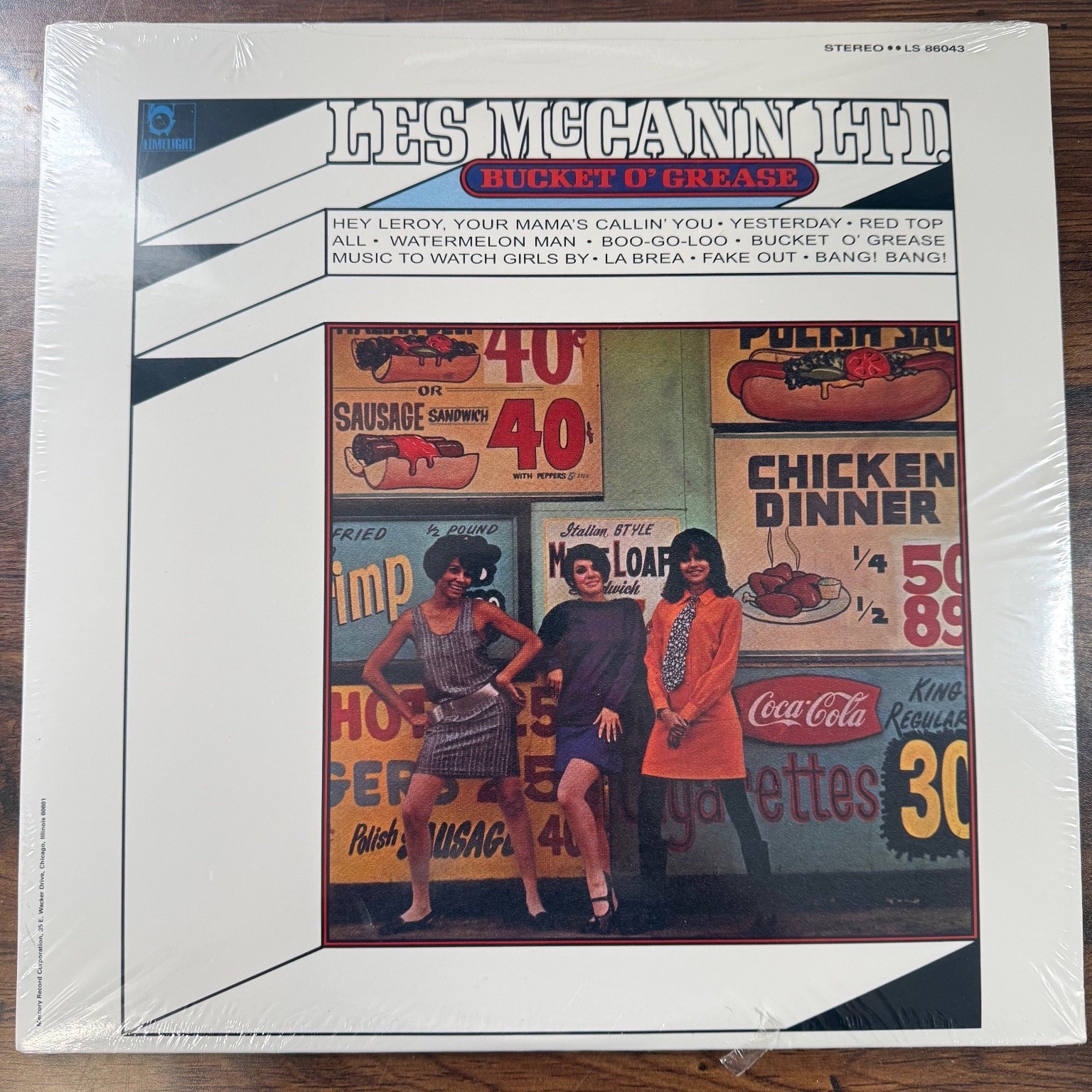 Les McCann Ltd. – Bucket O' Grease LP Record 1967 Limelight Jazz New Reissue