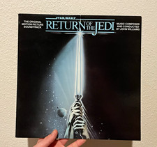 Star Wars Return of the Jedi Soundtrack LP 1983 PRC MASTERDISK HW VG+/EX Tested picture