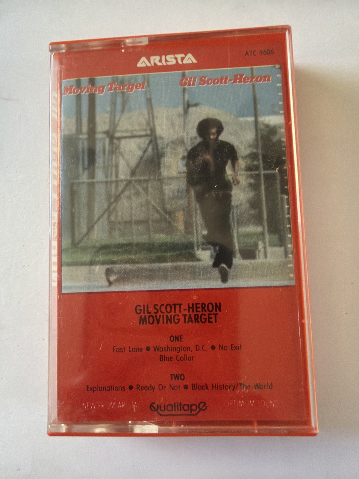 Vintage Rare Gil Scott Heron Moving Target Cassette Tape Artista ATC 9606