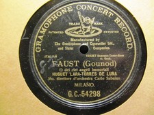 1906 G&T Giuseppina HUGUET Pietro LARA Torres de LUNA FAUST FINAL TRIO 52520 _ picture