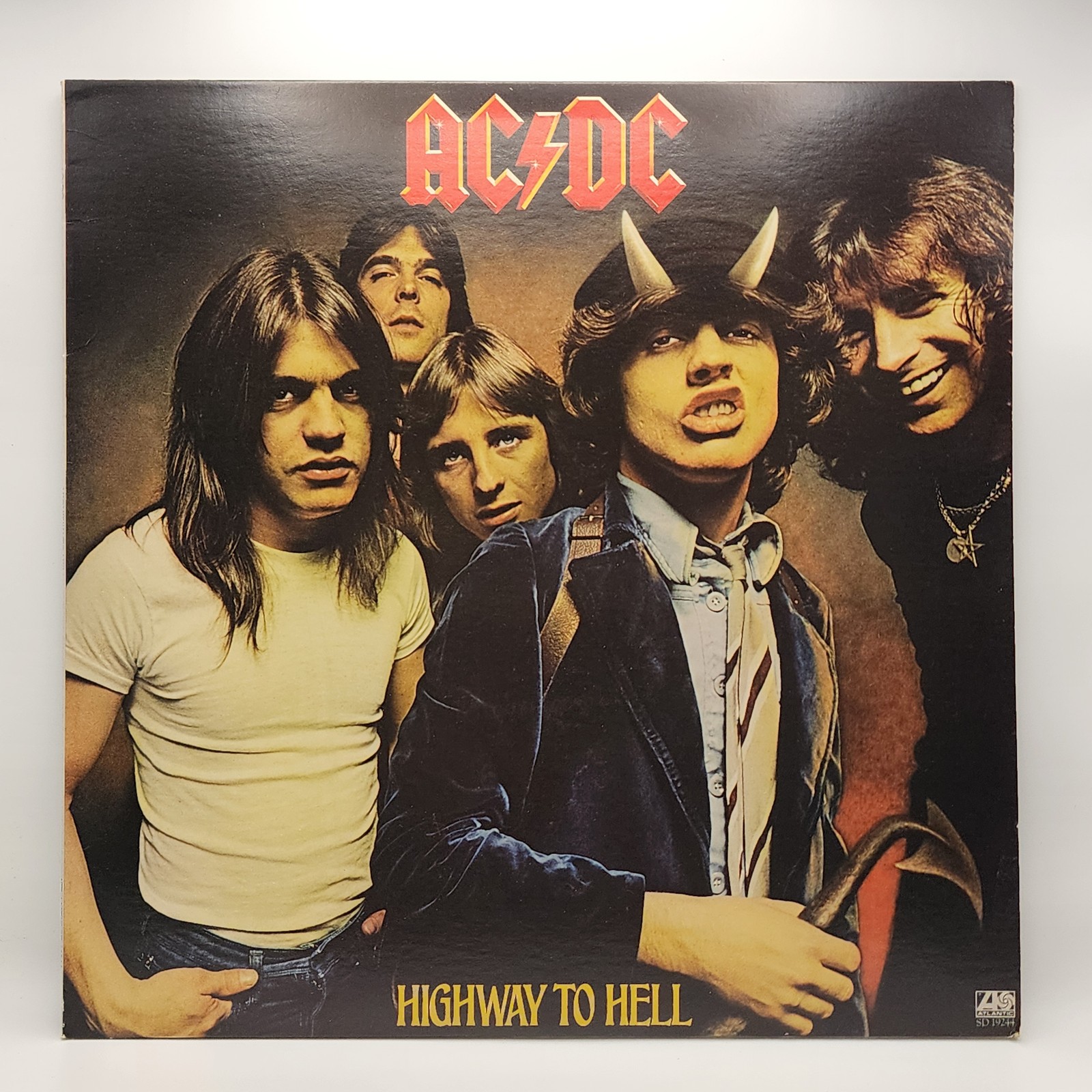 AC/DC Highway To Hell 1979 Vinyl LP Original Specialty Piros VG+/VG+