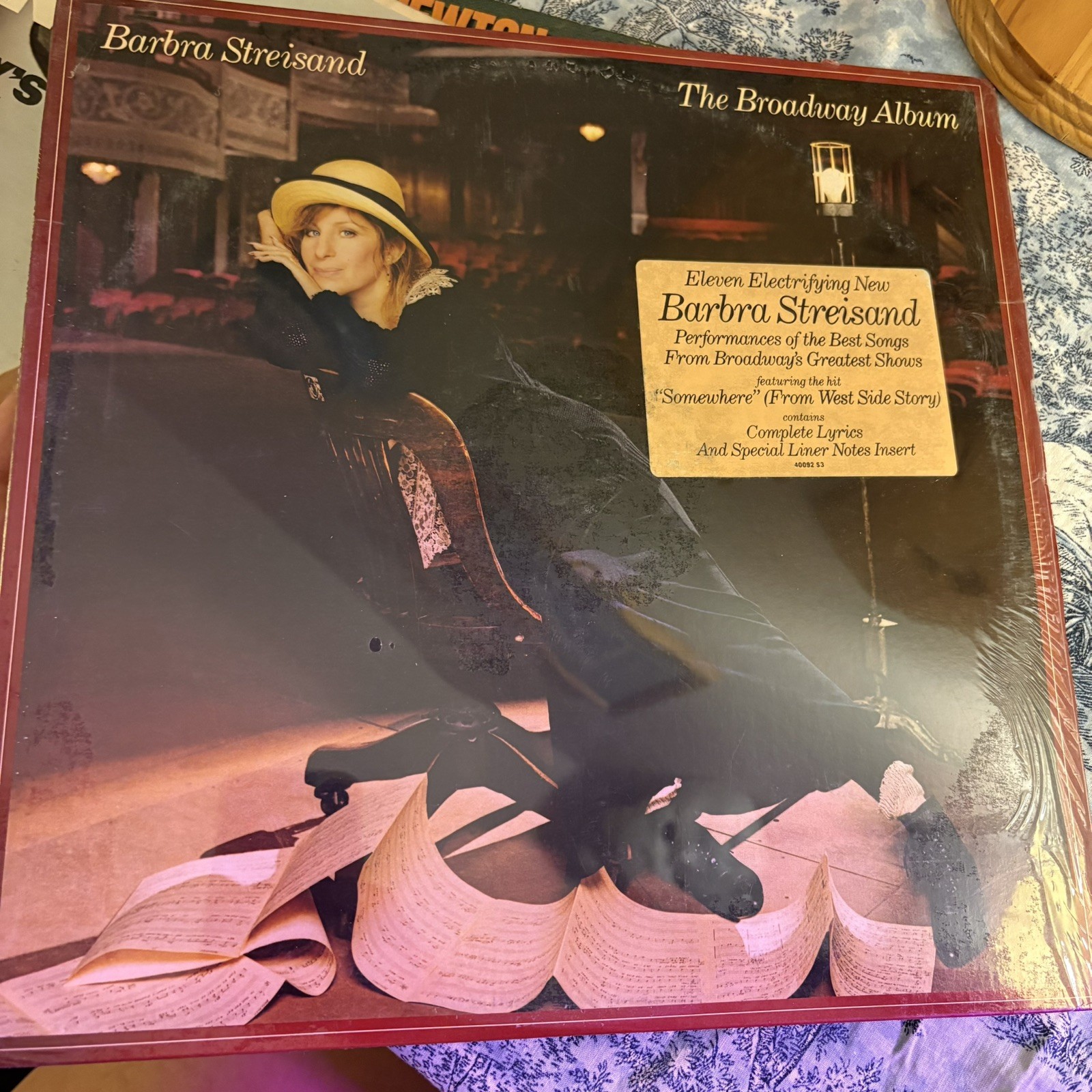 BARBRA STREISAND, Broadway Album [red hype sticker] USA New Sealed LP Vinyl