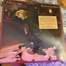 BARBRA STREISAND, Broadway Album [red hype sticker] USA New Sealed LP Vinyl picture