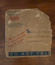 Pepsi-Cola Your Man in Service WWII Recorded Message 78rpm Envelope Mailer picture