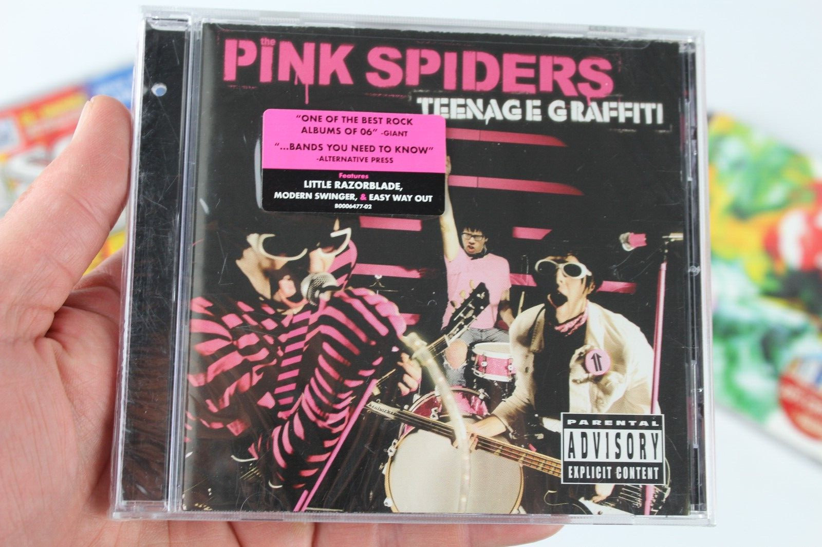 PINK SPIDERS TEENAGE GRAFFITI {PA} CD [NEW SEALED] HOLE PUNCH IN CASE