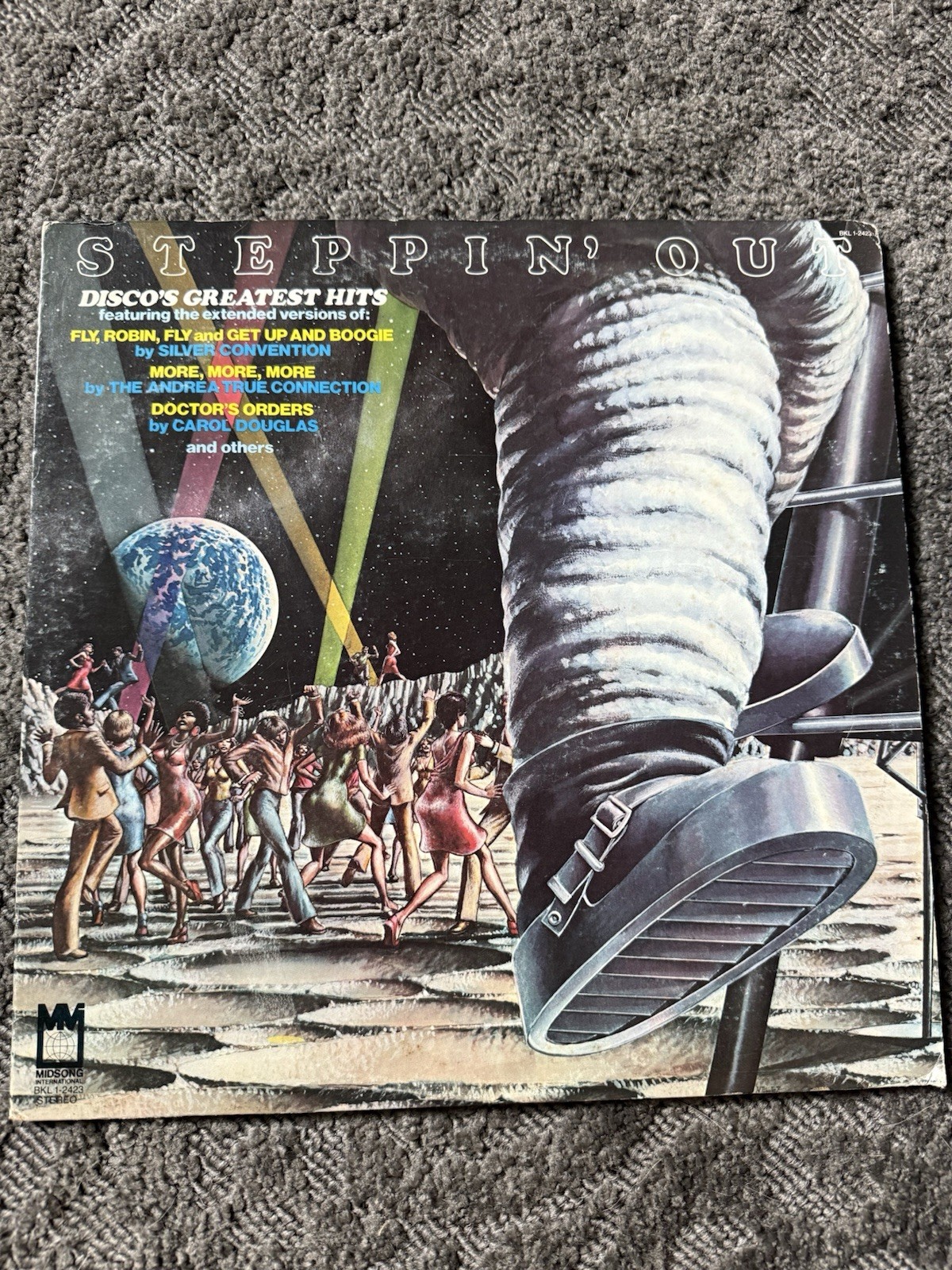 RARE NEW STEPPIN' OUT Disco's Greatest Hits LP BKL 1-2423 Extended Versions 1977