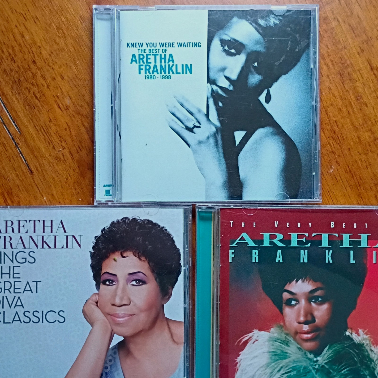 Aretha Franklin 3 CD Lot Very Best Of 60s, Great Diva Classics, Knew You Waiting