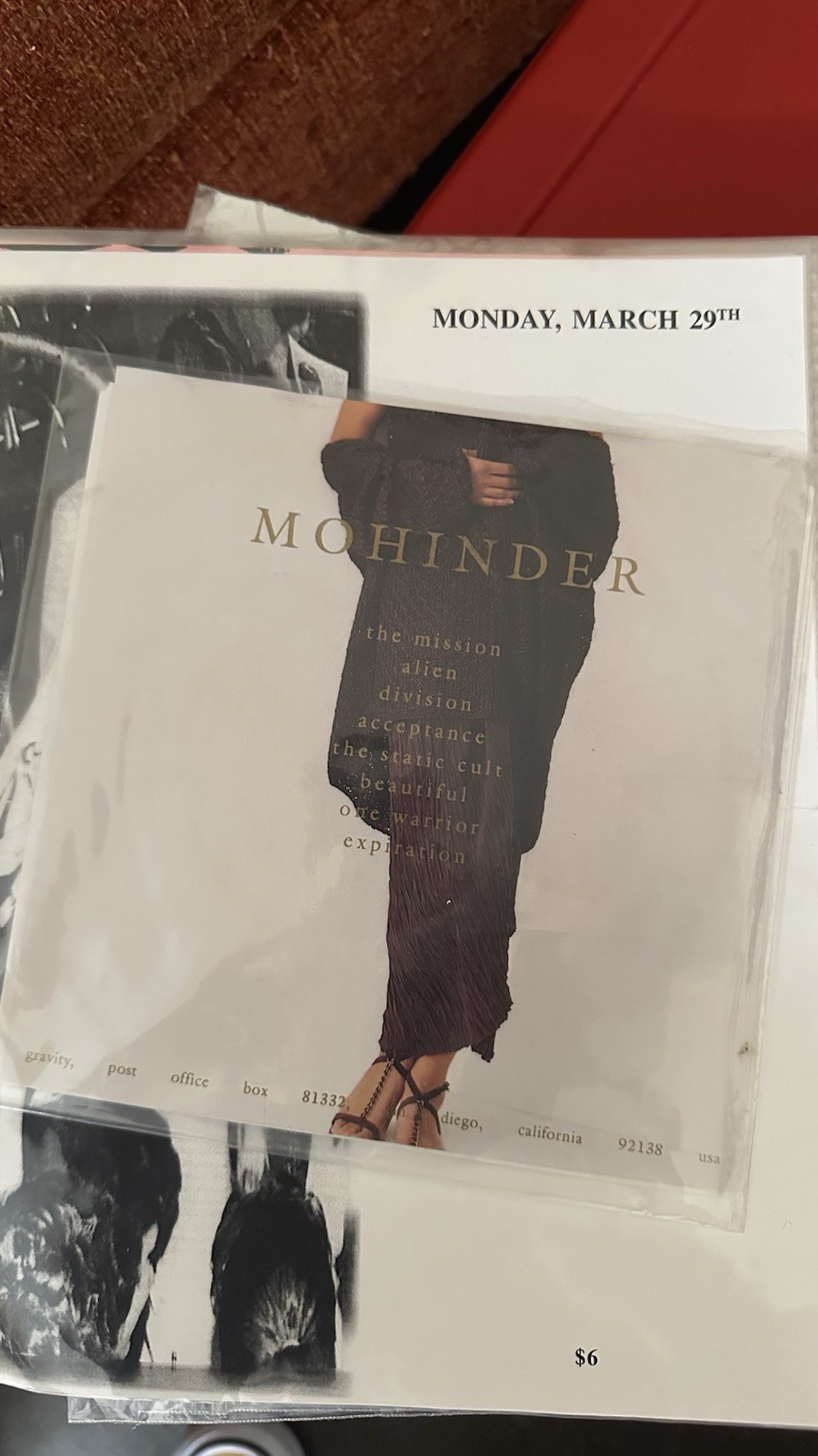 Gravity Records Mohinder Original Press 7” Extremely Rare