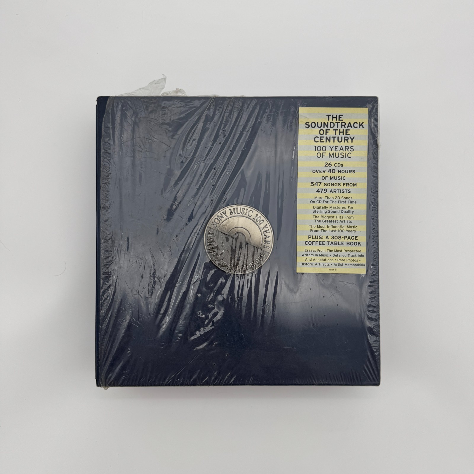 Sony Music 100 Years: Soundtrack For A Century 26 CD Box Set LIKE NEW