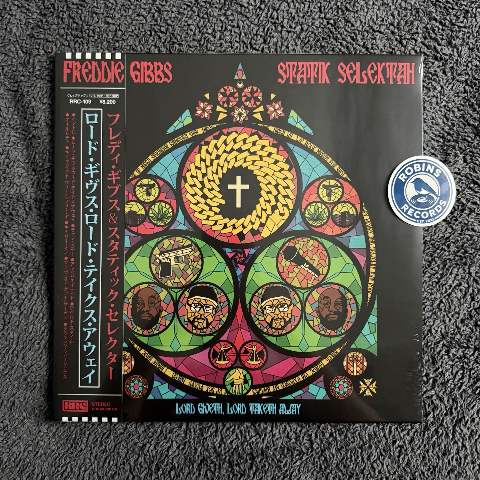 Freddie Gibbs & Statik Selektah - Lord Giveth, Lord Taketh Away OBI Vinyl (1/50)