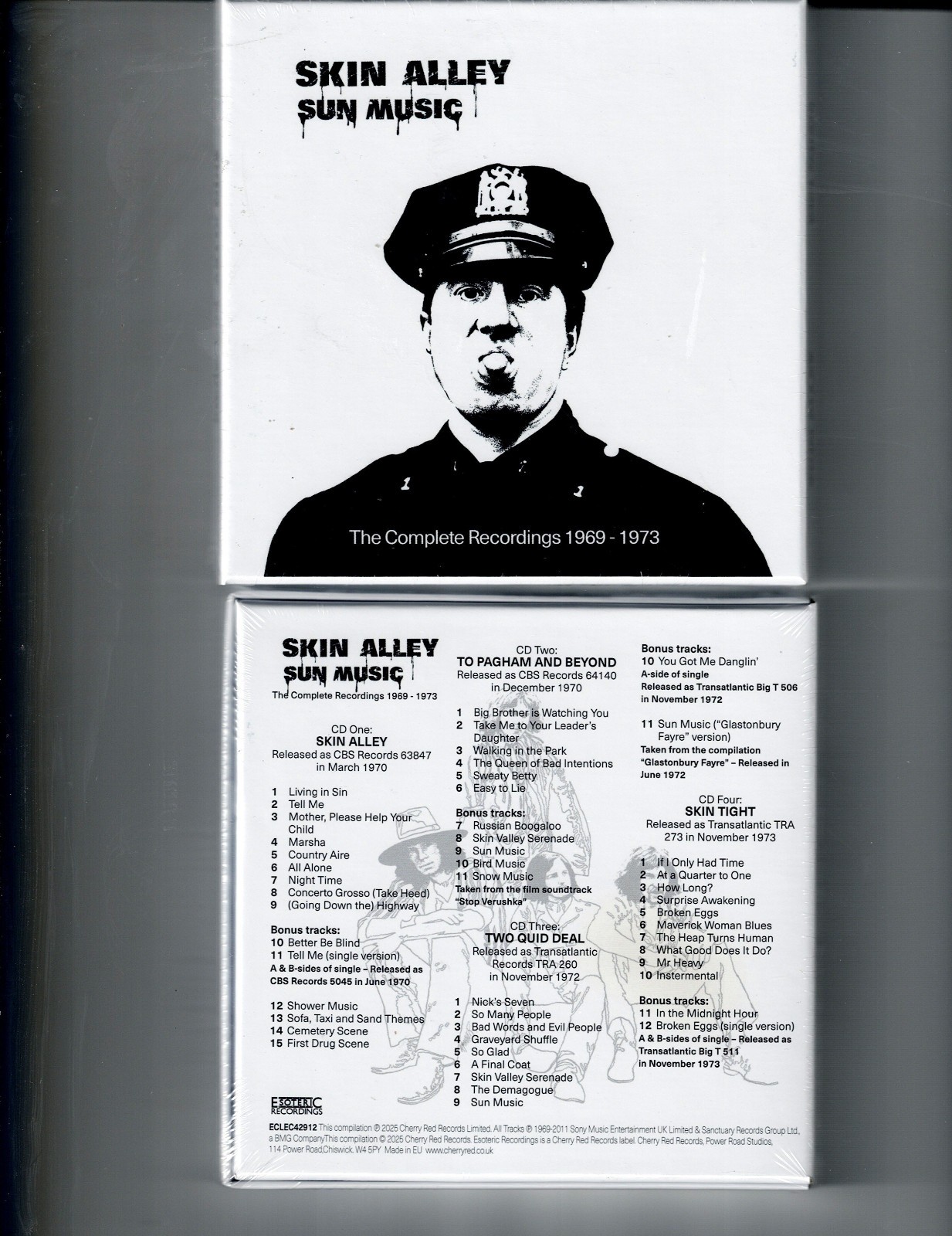SKIN ALLEY -SKIN ALLEY: SUN MUSIC COMPLETE 69-73 (4CD) NEW *49 TRACKS* SALE $30