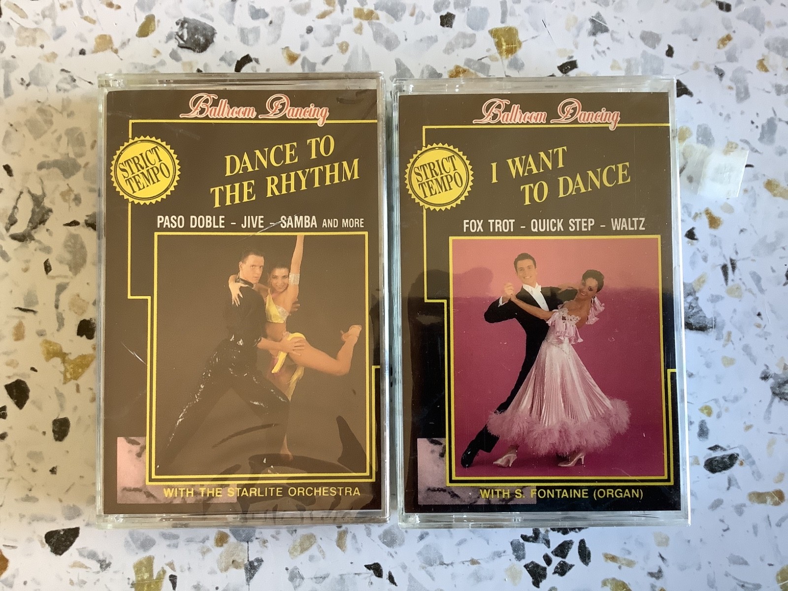 Vintage Ballroom Dancing I Want To Dance Cassette LOT 2 Sealed