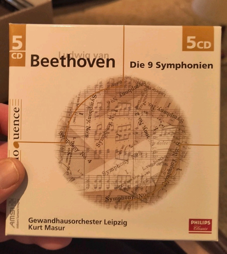 Beethoven Die 9 Symphonien 5 CD Set
