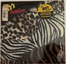 KISS Animalize shrink, hype sticker Mercury Pittman disc & jacket EX sleeve VG picture