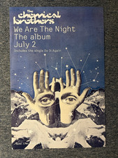 SUPER RARE VINTAGE 83x50cm CHEMICAL BROTHERS - WE ARE . 2007 RECORD SHOP POSTER picture
