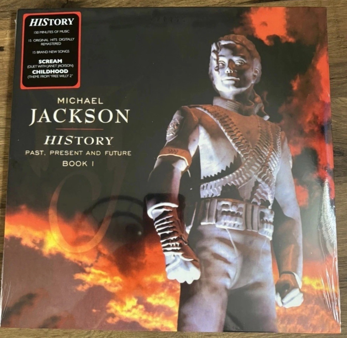 Michael Jackson History: Past, Present and Future Book 1 Orange Vinyl 3LP