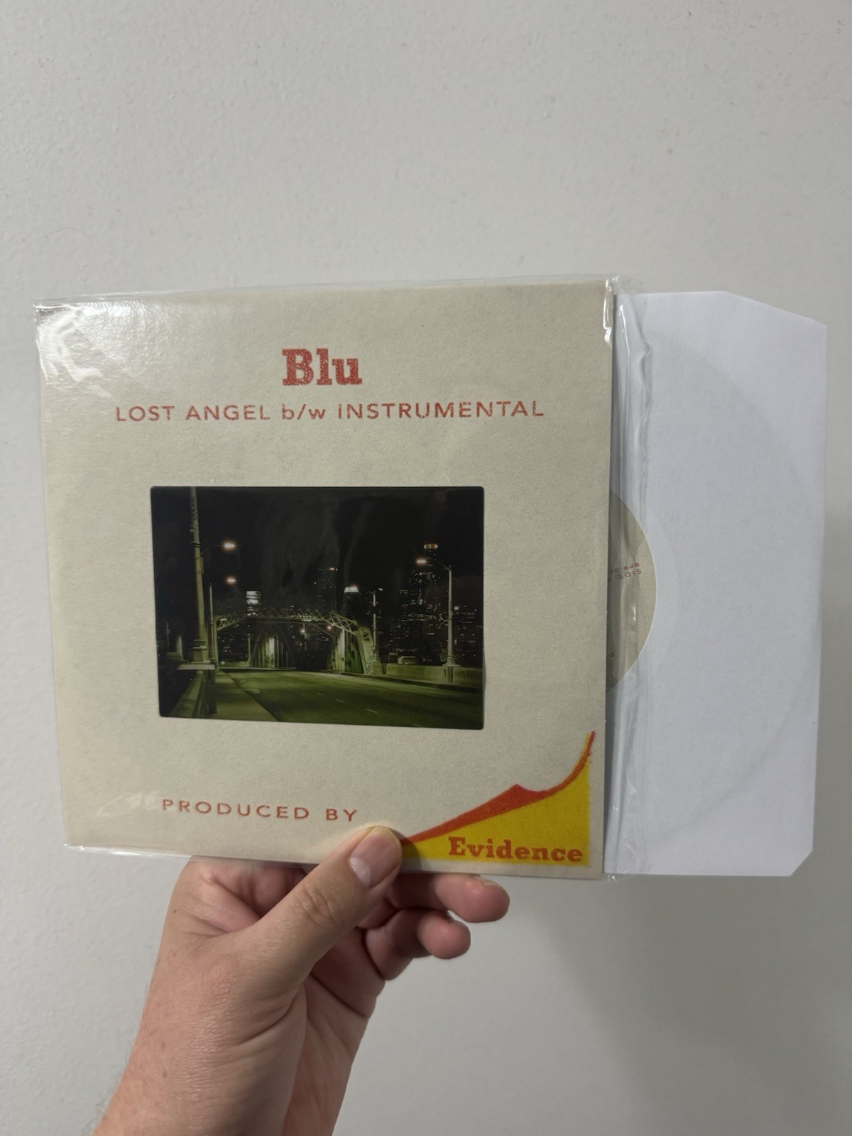 Blu and Evidence - Lost Angel W/ Instrumental - Mint Condition- Cover #1 Version