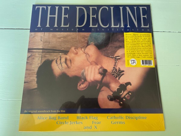 The Decline Of Western Civilization Soundtrack Vinyl Record LP punk germs fear