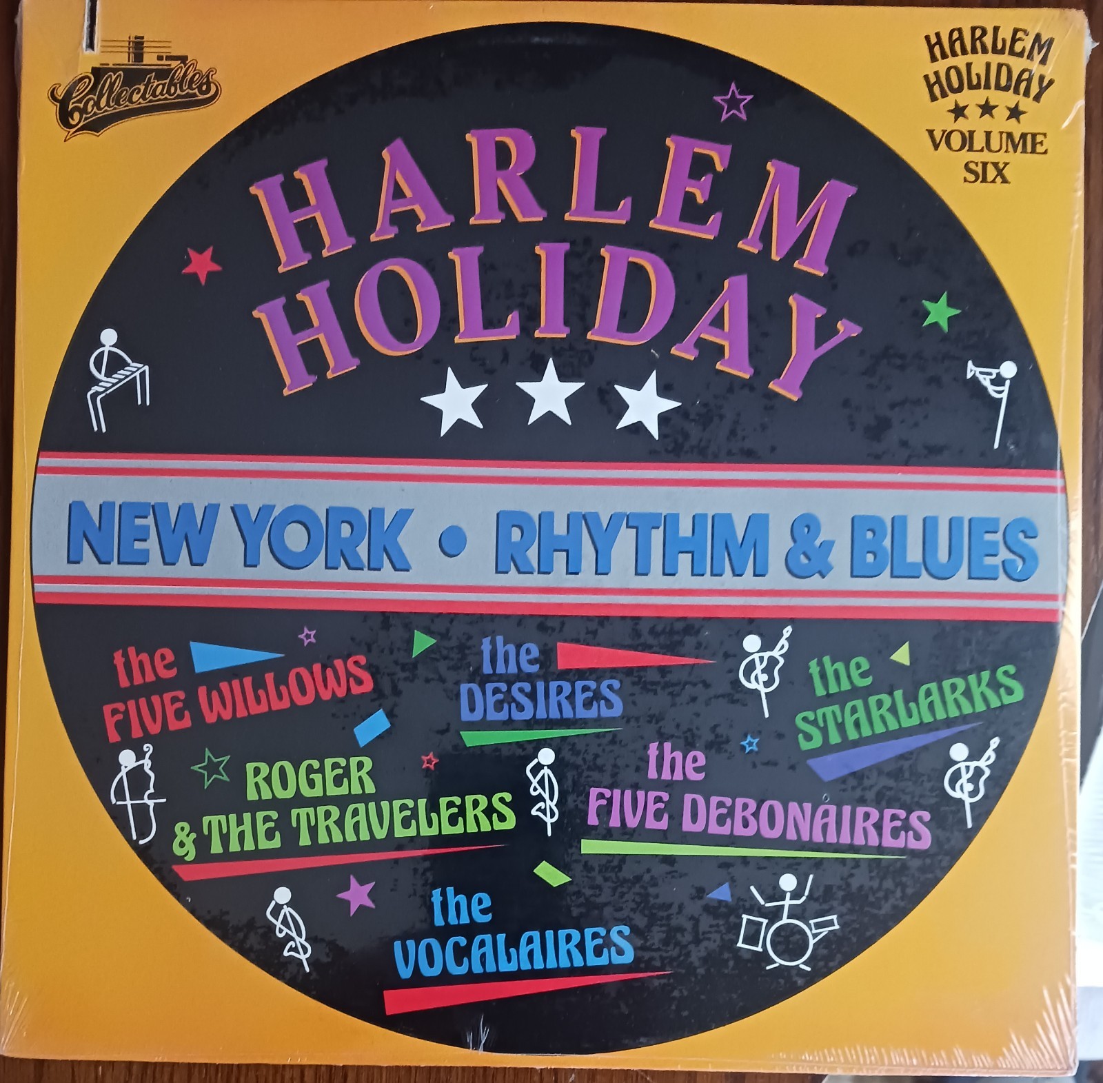 HARLEM HOLIDAY/NEW YORK RHYTHM & BLUES - COLLECTABLE RECORDS LP  VOL. 6 - (NEW)