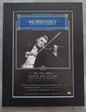 Morrissey Ringleader Of The Tormentors Promo Original Advert Mounted 14x11