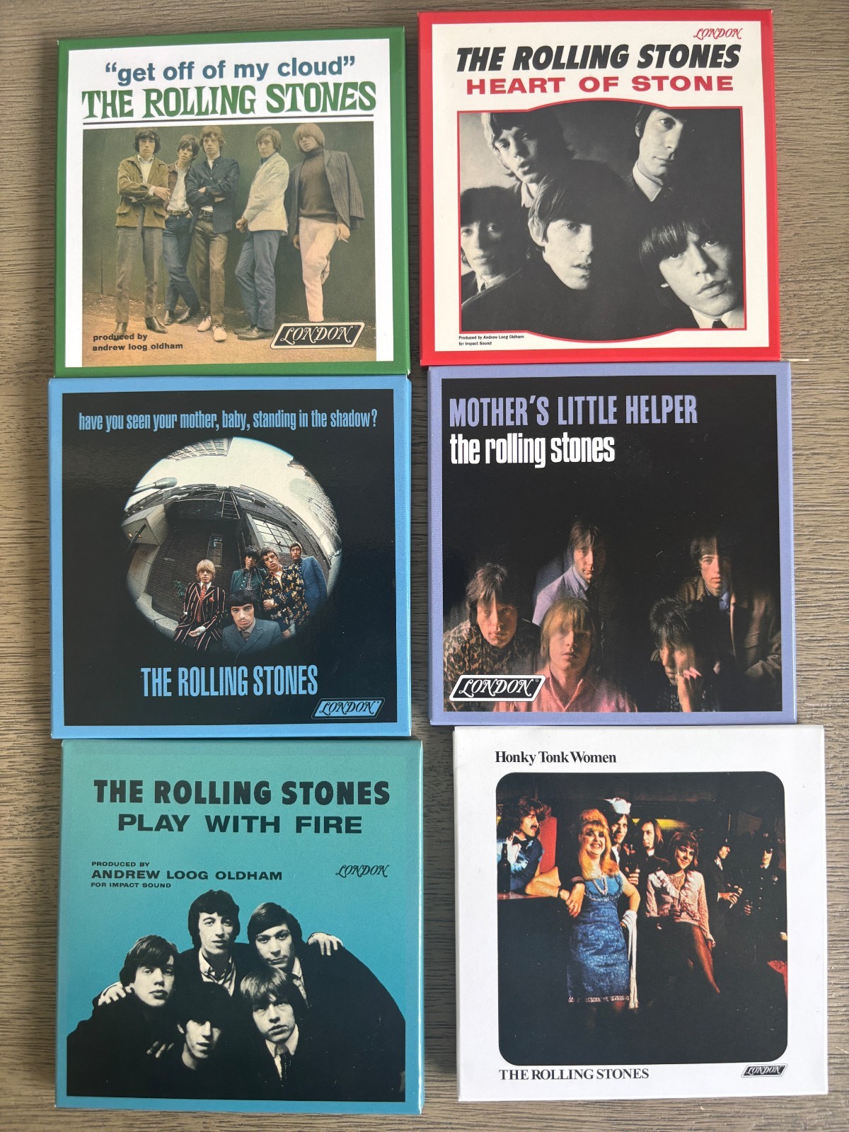 Rolling Stones Complete Set Of Six (6) 3