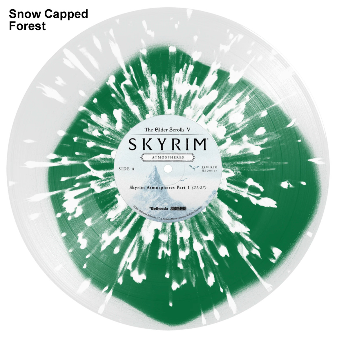 THE ELDER SCROLLS V: SKYRIM Atmospheres LP Snow Capped Forest Variants