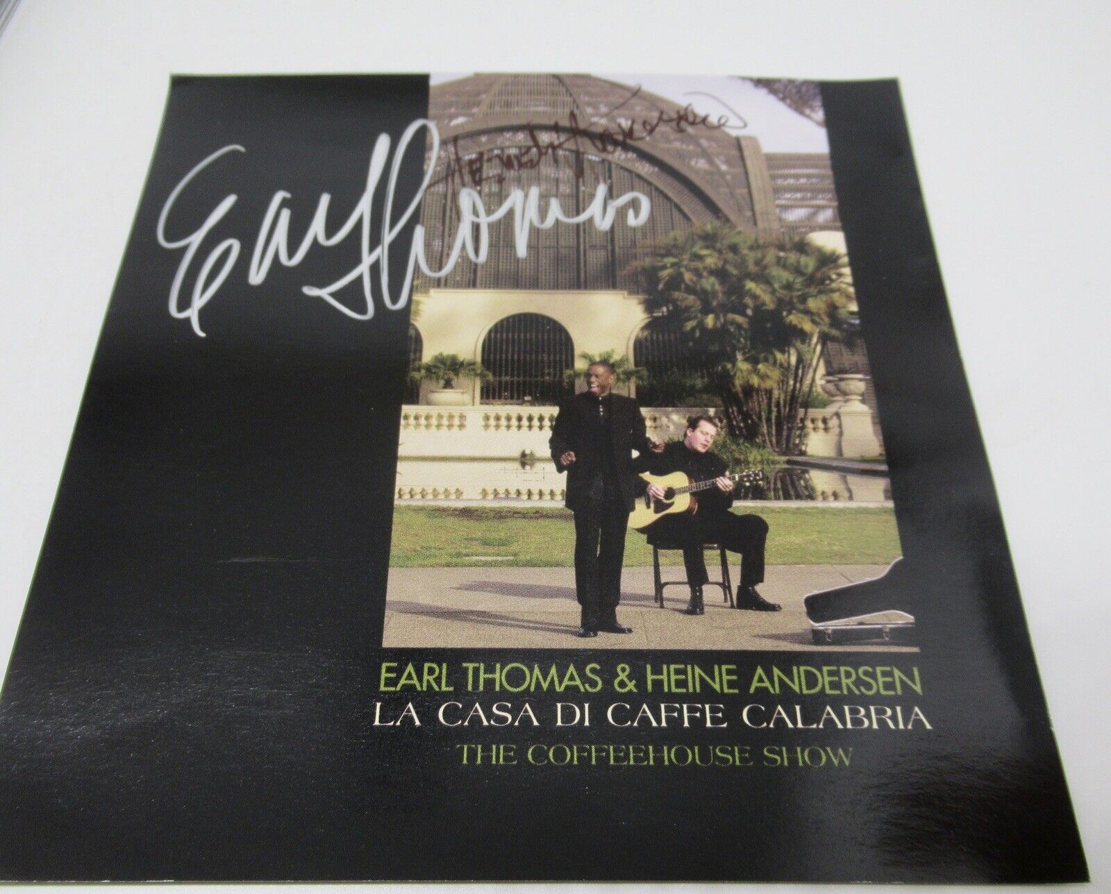 Earl Thomas - Heine Anderson The Coffehouse Show Autographed Compact Disc 2004