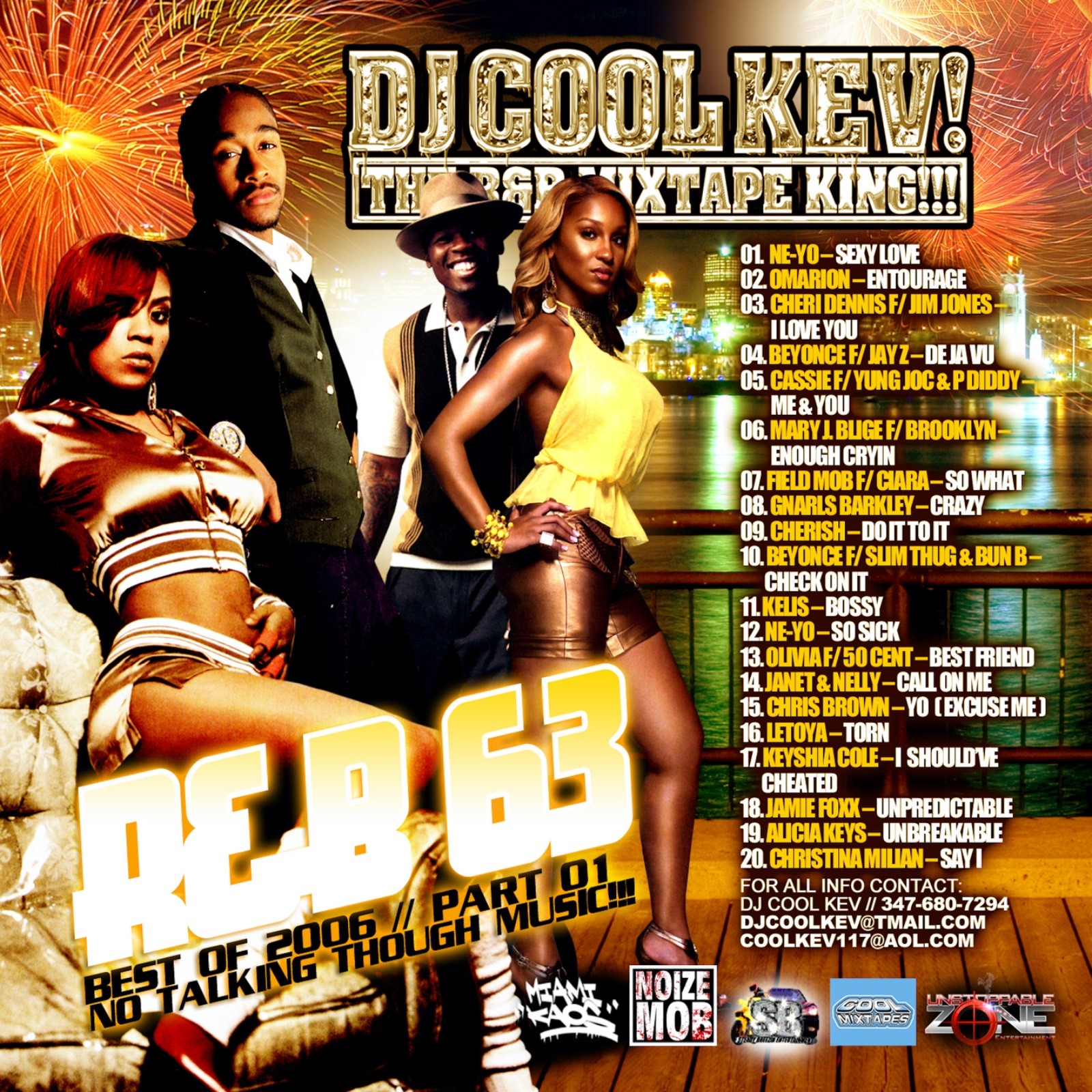 DJ COOL KEV - R&B #63 BEST OF 2006 - OLD SCHOOL HIP HOP R&B MIXTAPE CD