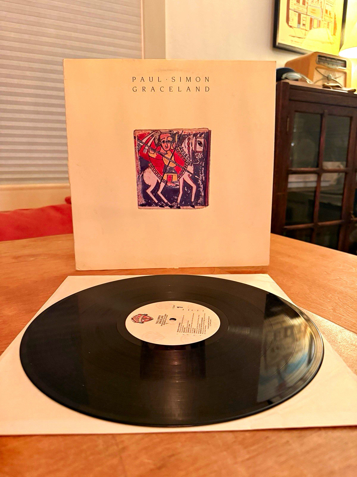 Paul Simon Graceland LP; Warner Bros 1-25447; 1986 First Press Sterling DMM VG+