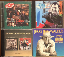 JERRY JEFF WALKER 4 CD LOT - GYPSY SONGMAN/GREAT GONZOS/GONZO CHRISTMAS + 1 picture