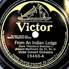 1925 Edward MacDowell Woodland Sketches Victor 78RPM Indian Lodge / Love Song A3 picture