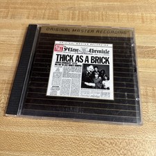 Jethro Tull Thick As A Brick Mobile Fidelity OMR Ultradisc II CD 1972 UDCD510 picture