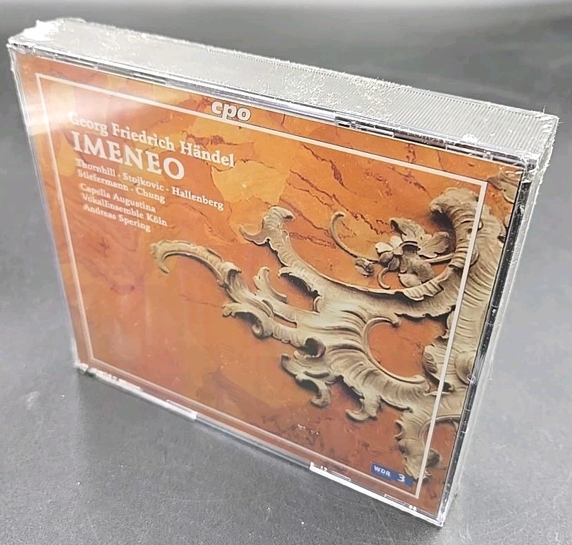 Georg Frideric Handel Imeneo 2 CD Set New Sealed 2003 Germany CPO Spering ++