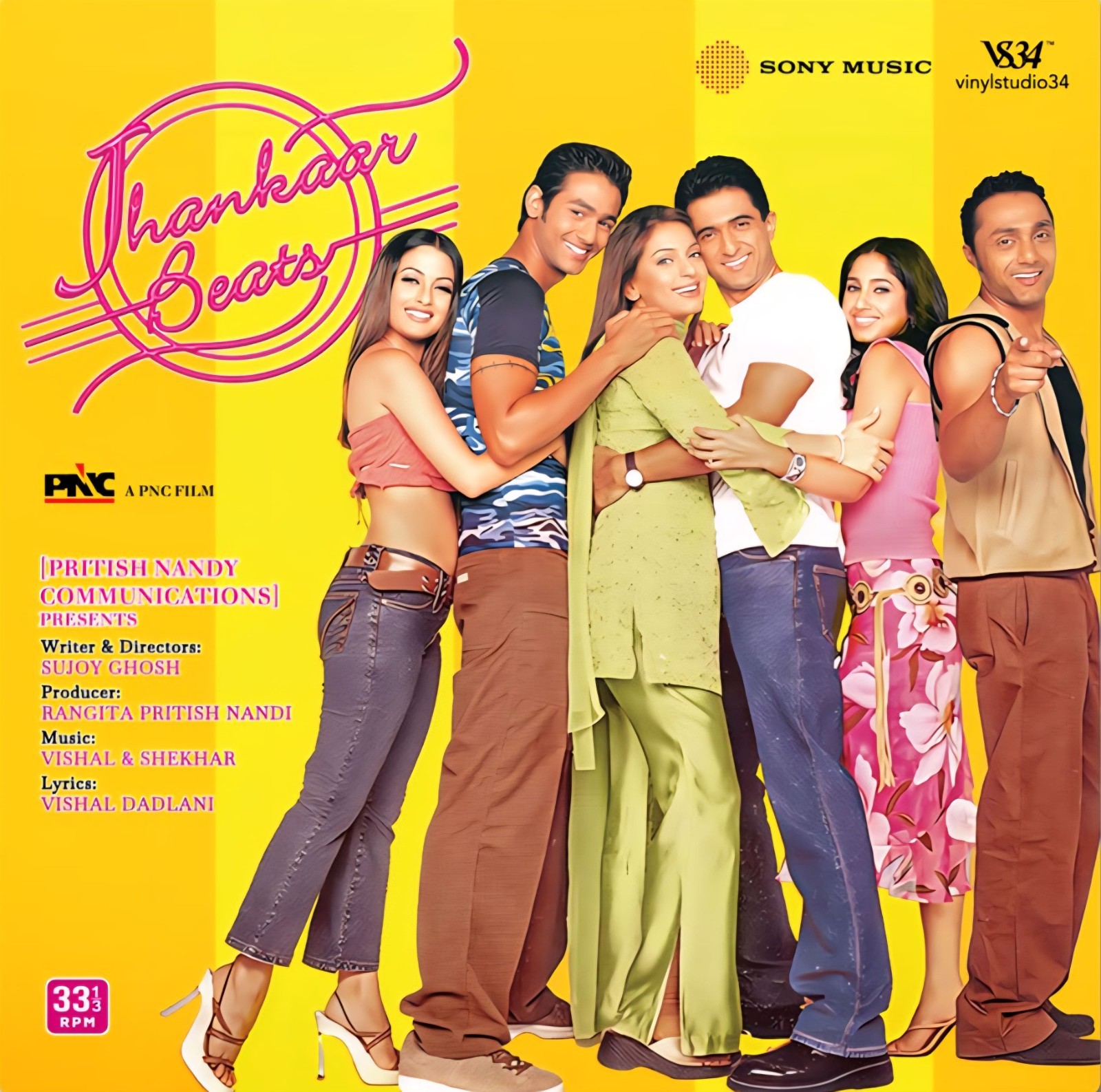Jhankaar Beats LP Vinyl Record Vishal Shekhar Bollywood Hindi Film Indian Mint