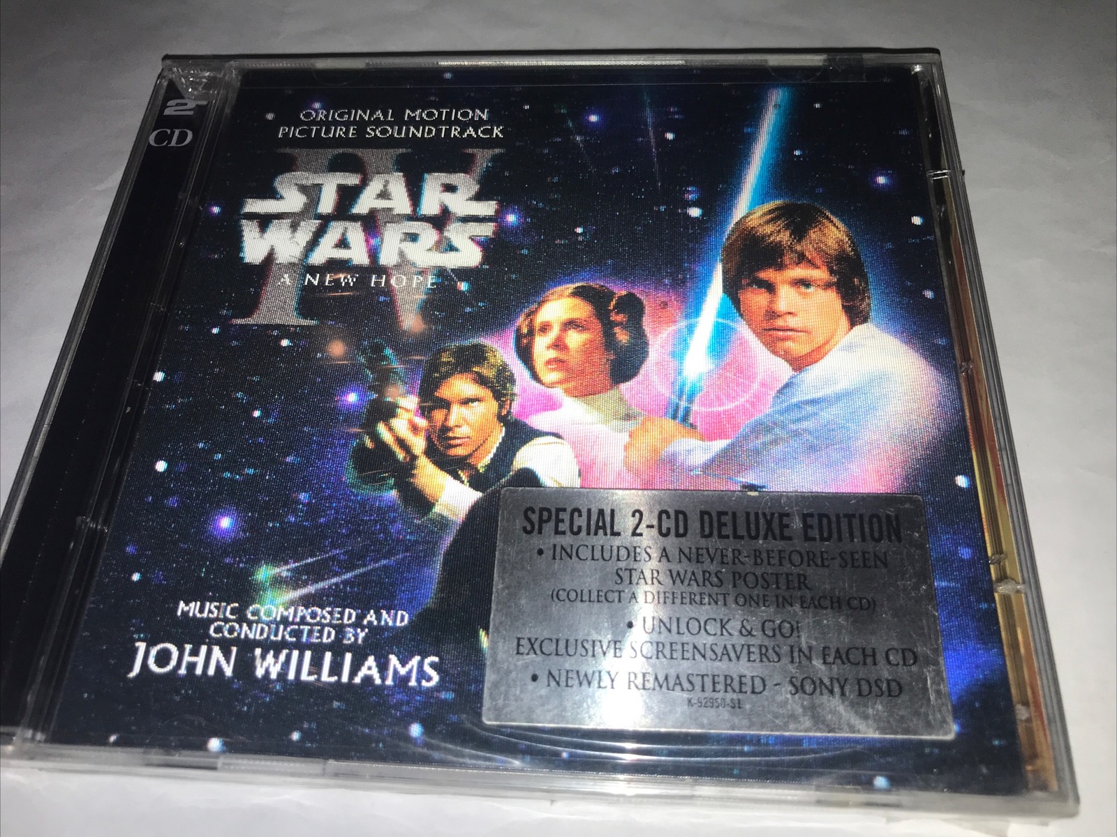 New Star Wars: Episode IV A New Hope Original Motion Picture Soundtrack 2 Disc