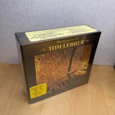 Remains of Tom Lehrer by Tom Lehrer (CD, 2000) 3-Disc Box Set BRAND NEW SEALED picture