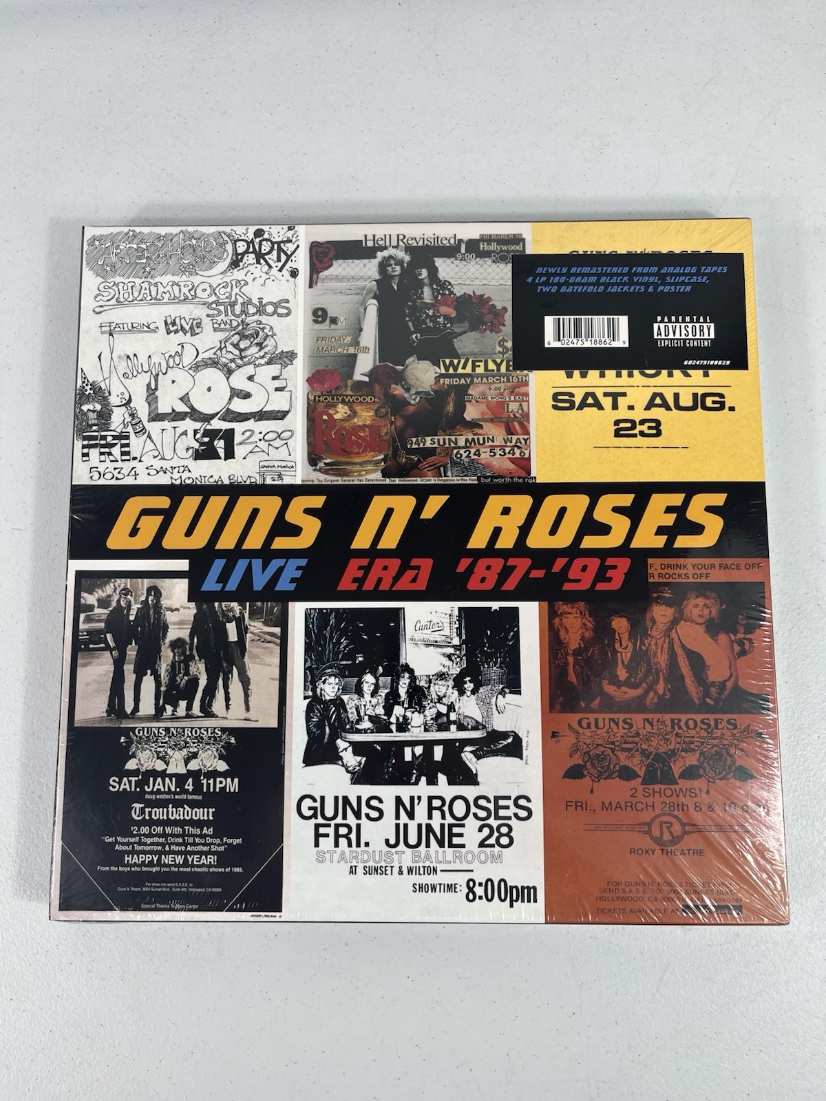 Sealed Guns N\' Roses Live Era \'87-\'93 Vinyl LP - Explicit promo New Sealed