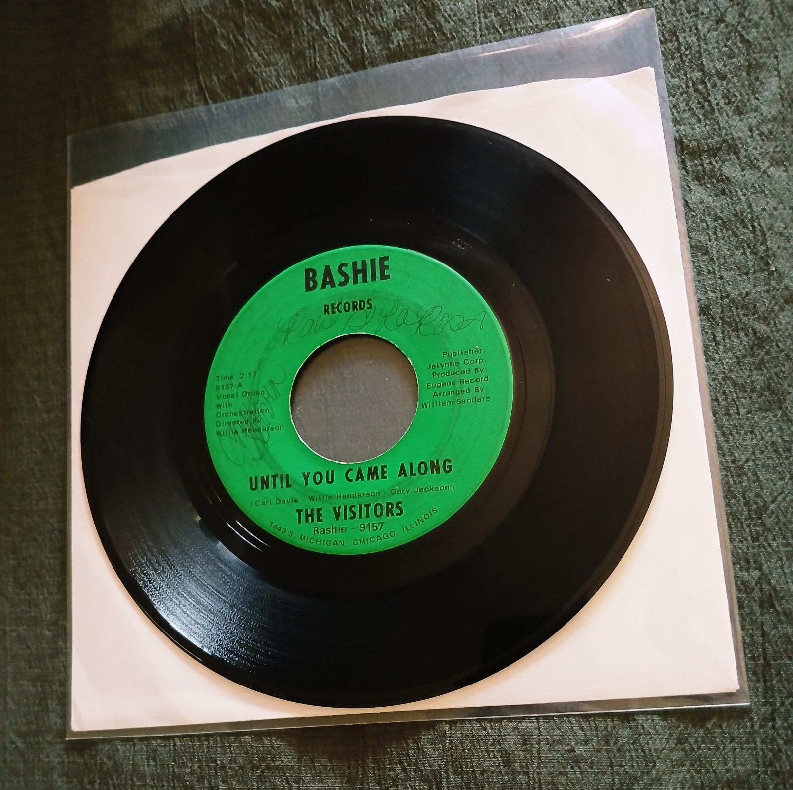 ​The Visitors Until You Came Along / I\'m In Danger 1968 Bashie Rare Chicago Soul