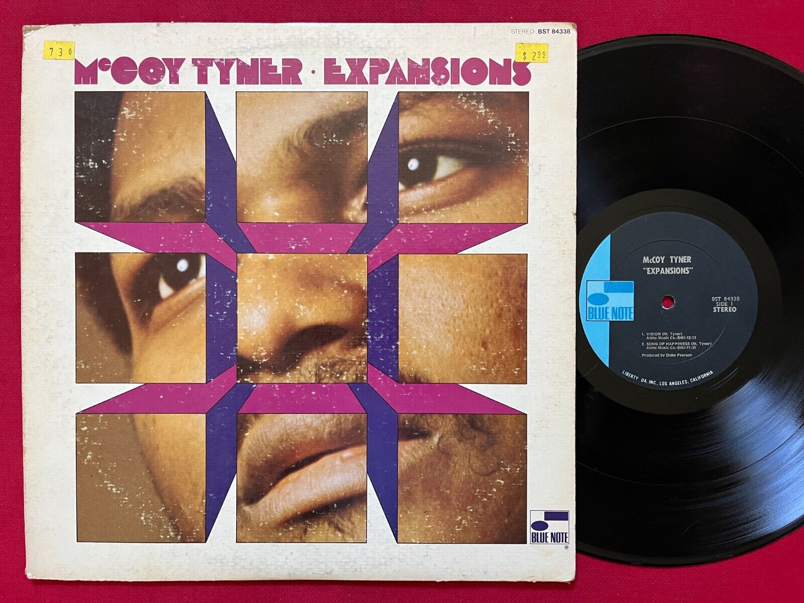 MCCOY TYNER ~ EXPANSIONS LP (1971) BLUE NOTE BST 84138 STEREO MODAL JAZZ