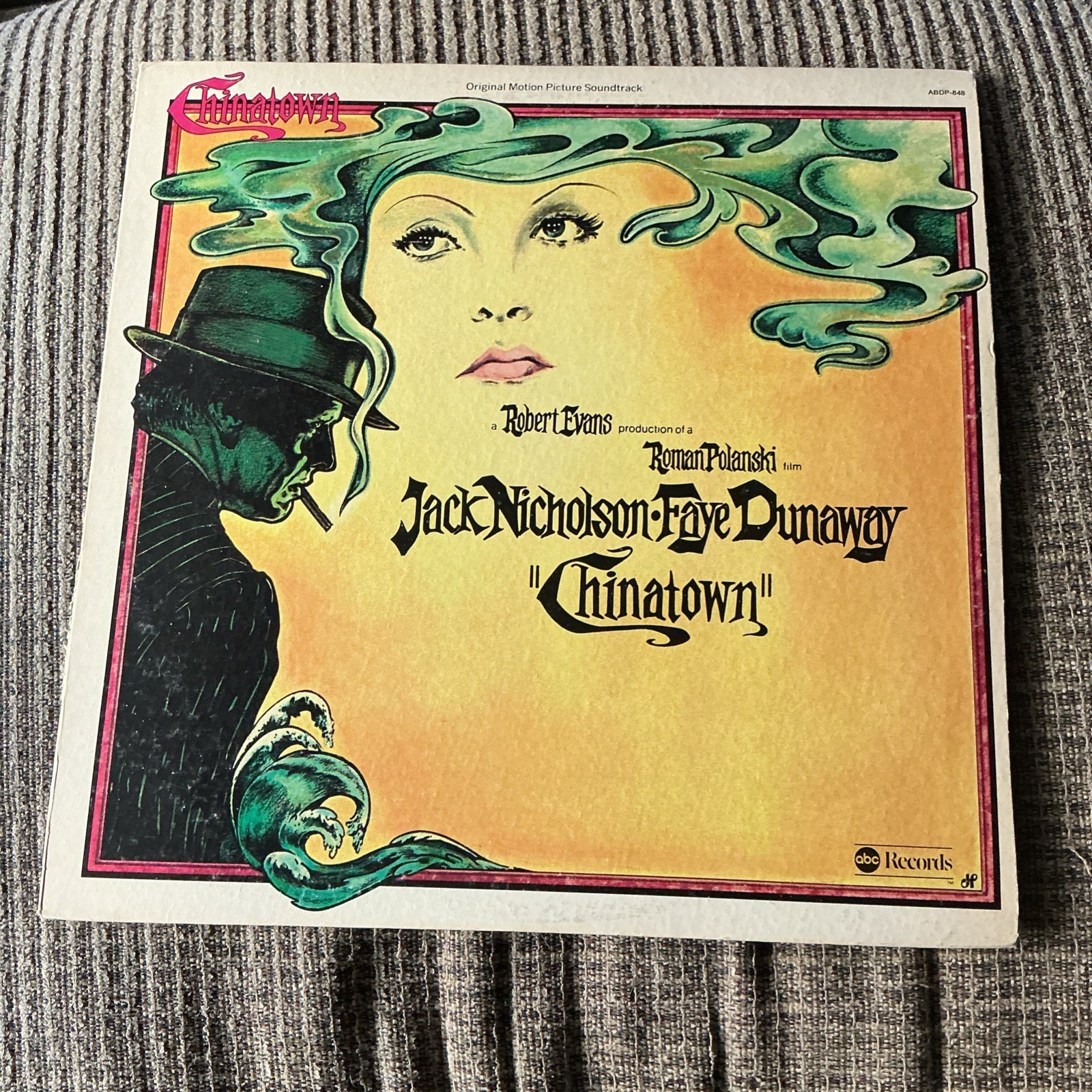 CHINATOWN ORIGINAL SOUNDTRACK 1974 LP OOP ABC PRINT JERRY GOLDSMITH SCORE 12TRX