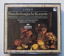 J.S.Bach Musica Antiqua Köln, Reinhard Goebel - Brandenburgische Konzerte 2 x CD picture