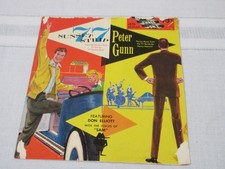 Vtg. 1959-77 Sunset Strip & Peter Gunn 45 Record Warner Brothers Rare Good Cond. picture